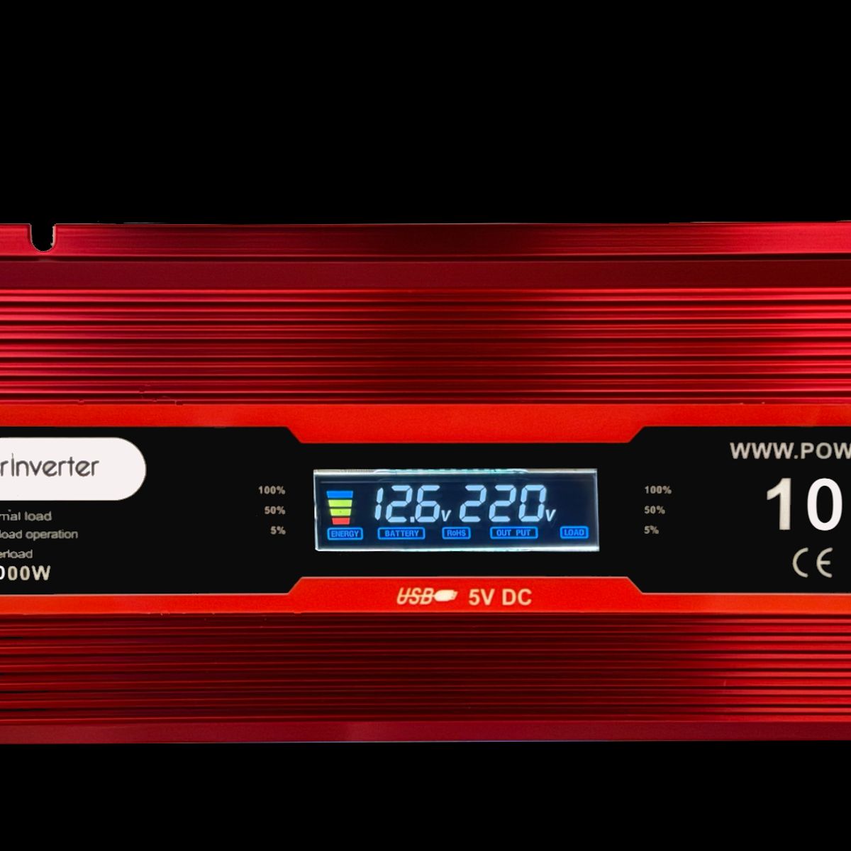 GENERICO - INVERSOR DE VOLTAJE 12VDC220VAC 1000W PRO X