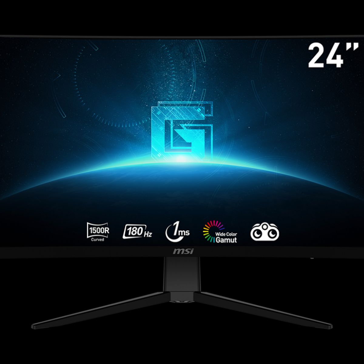 MSI - Monitor Gamer Curvo MSI 24” FHD 180 Hz 1ms G2422C