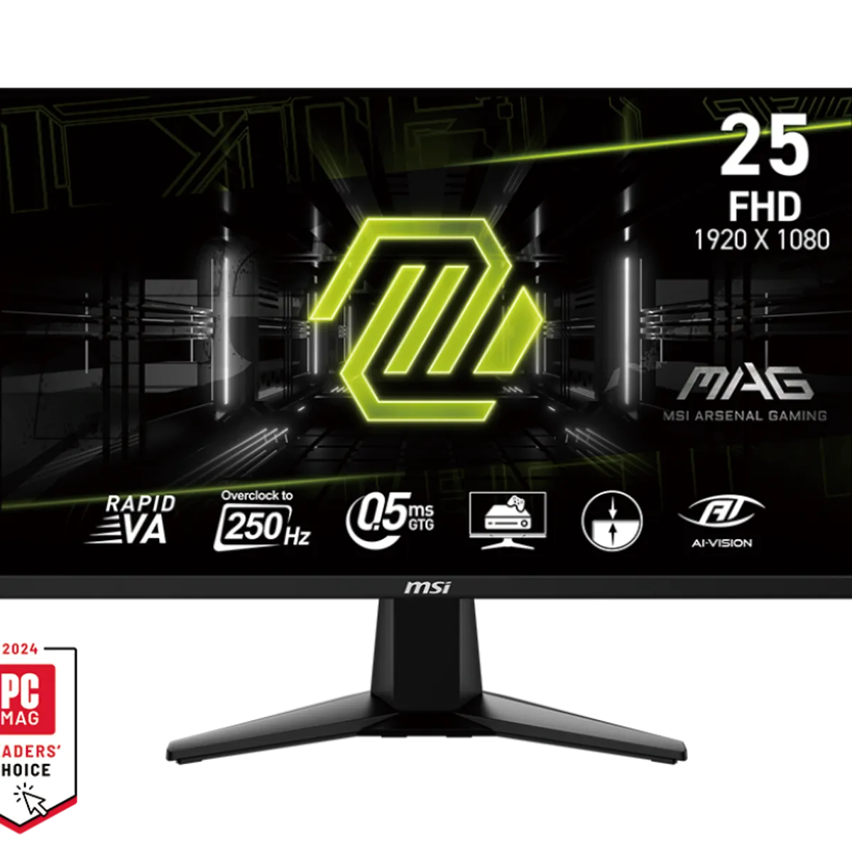 MSI - Monitor Gamer MSI 25” FHD 250 Hz 0.5ms MAG 255XFV