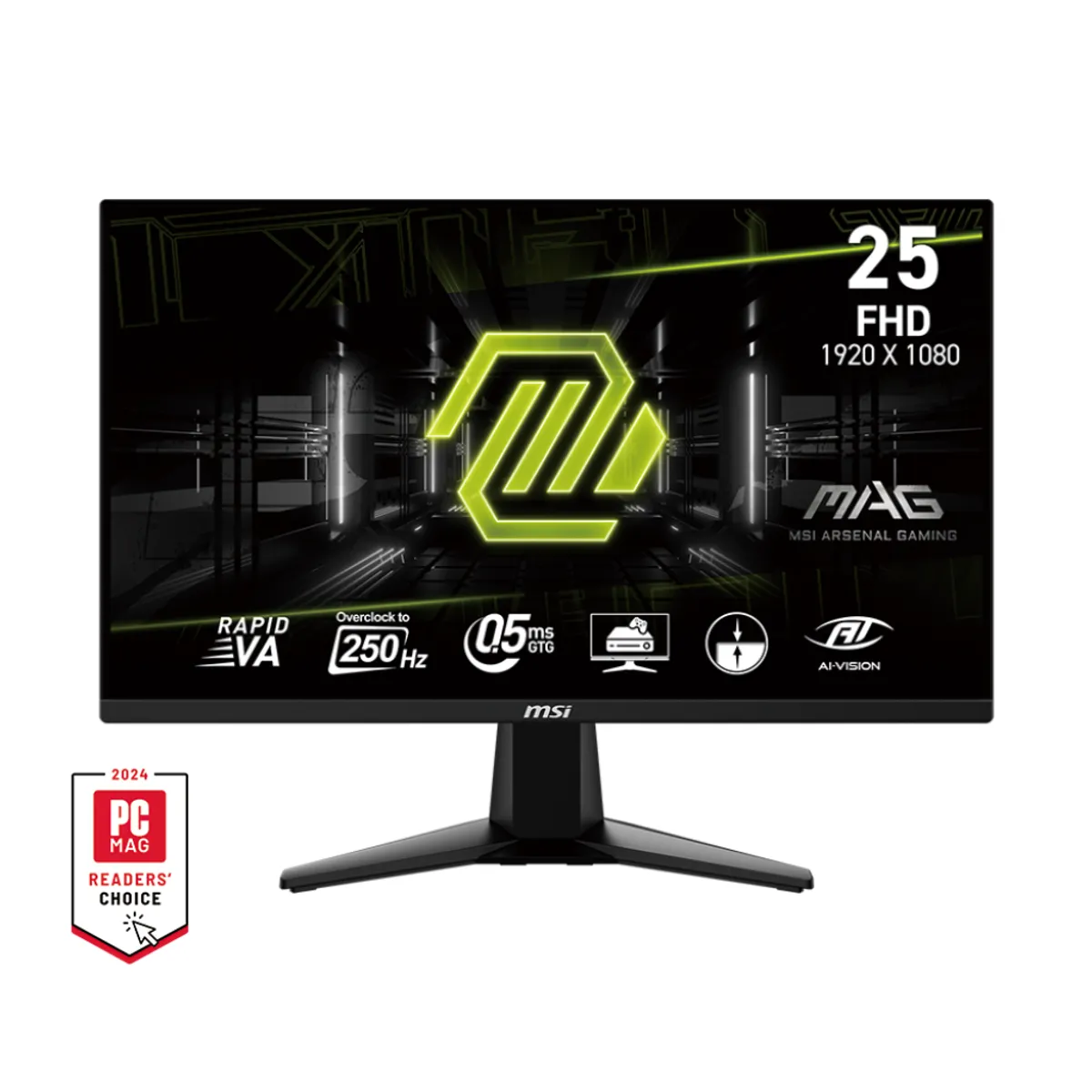 MSI - Monitor Gamer MSI 25” FHD 250 Hz 0.5ms MAG 255XFV