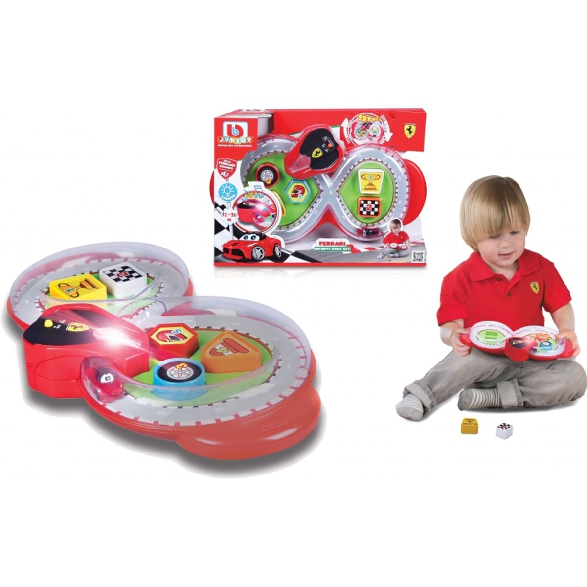 BBURAGO - BURAGO 81401 FERRARI INFINITI RACE SET