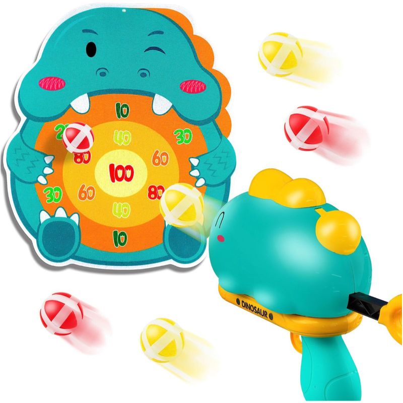 GENERICO - Juego Tiro Al Blanco Infantil Tablero dinosaurio