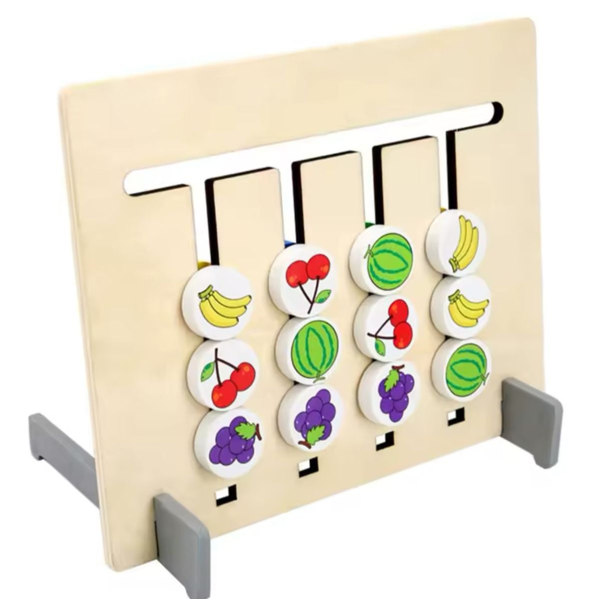 GENERICO - Set Rompezabezas Deslizantes Juguete Montessori
