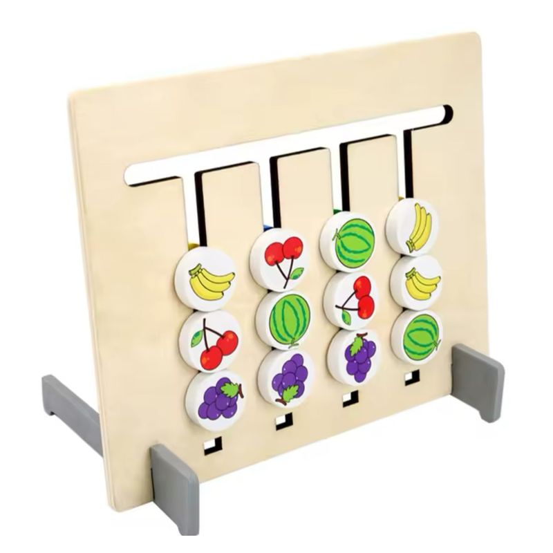 GENERICO - Set Rompezabezas Deslizantes Juguete Montessori