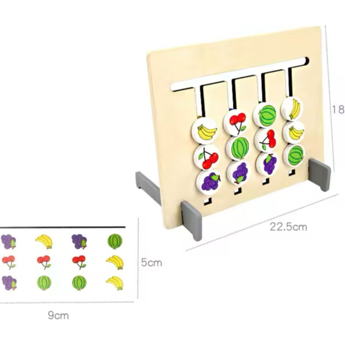 GENERICO - Set Rompezabezas Deslizantes Juguete Montessori