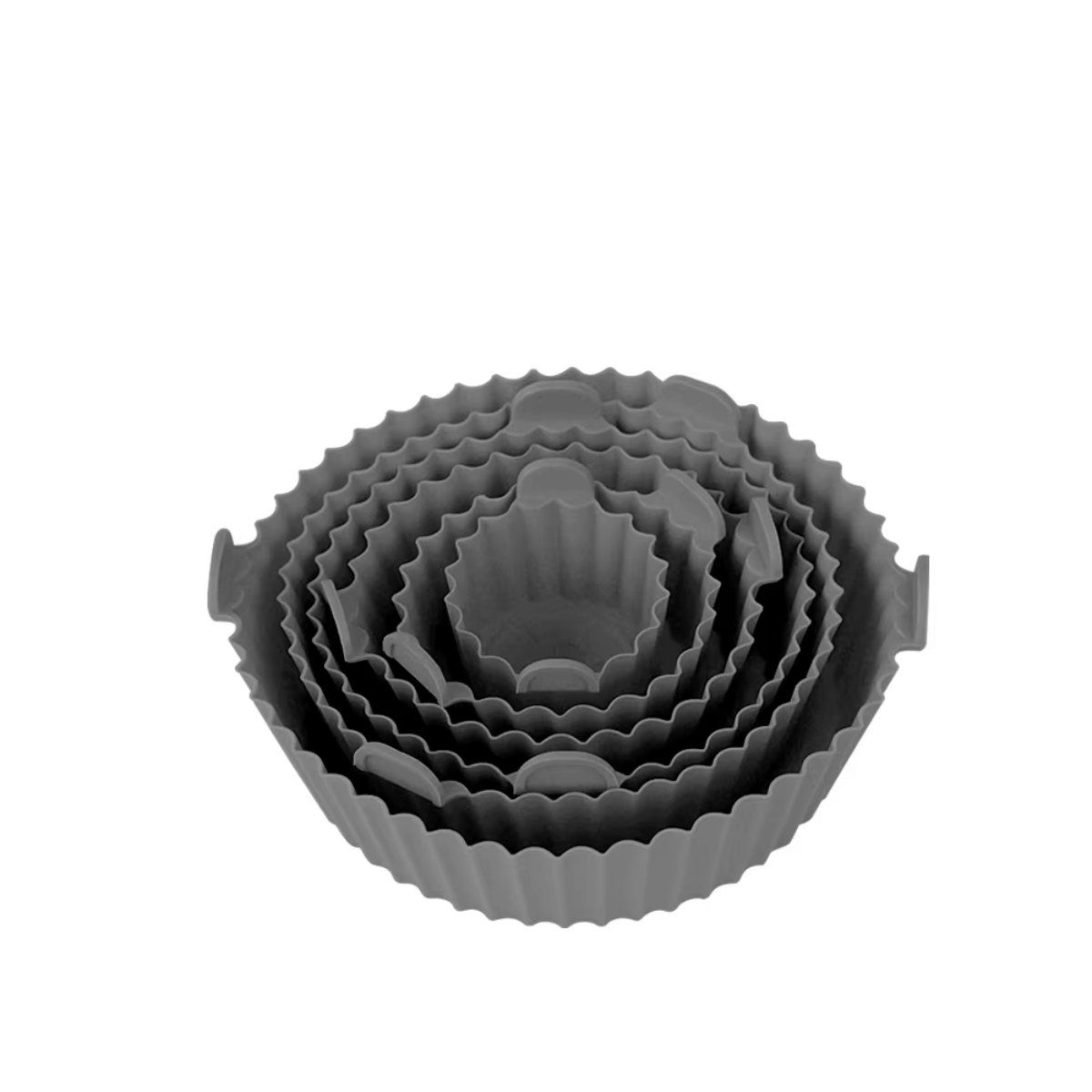 GENERICO - Pack 6 Piezas De silicona molde Anti Adherente Para Freidora De Aire Air fryer