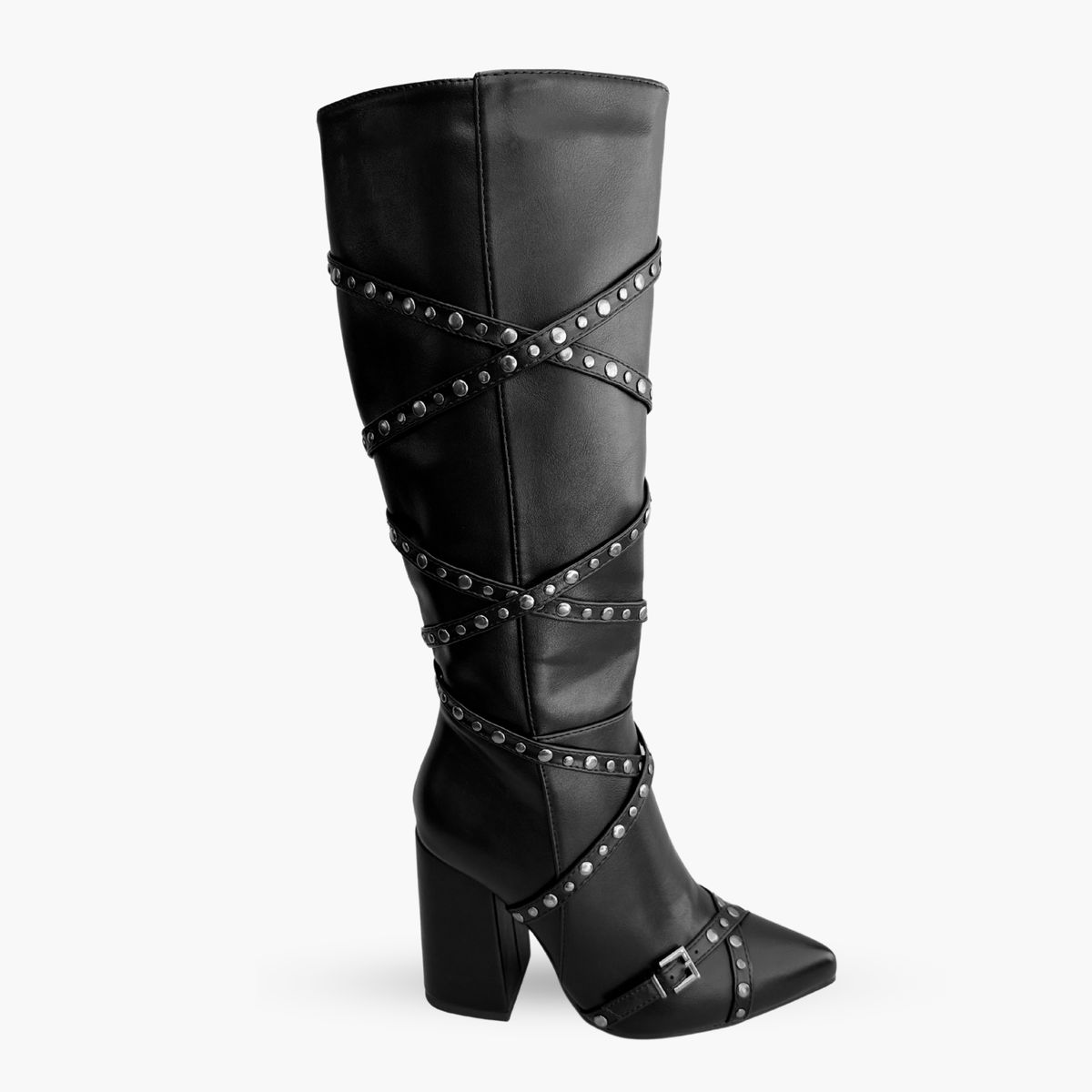 MD - BOTA MUJER AISHA NEGRO BELLA MODA