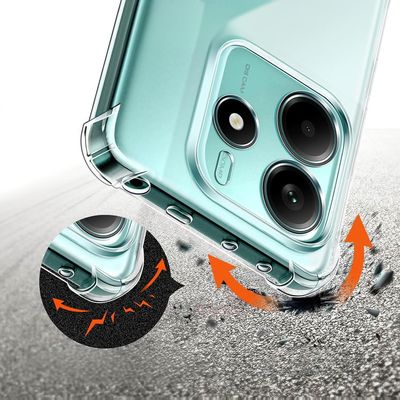 Imagen 2 del producto Carcasa Antishock Para Xiaomi Redmi Note 14 5g + Lamina Completa