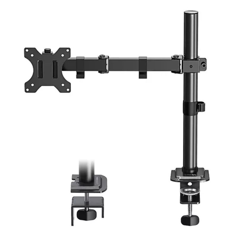 GENERICO - Soporte brazo para monitor vertical de escritorio negro