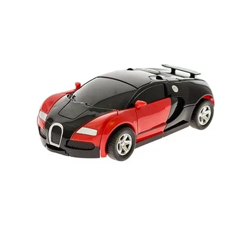 GENERICO - Juguete transformer auto-robot control remoto 24g rojo