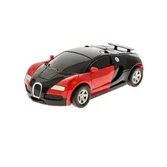 GENERICO - Juguete transformer auto-robot control remoto 24g rojo