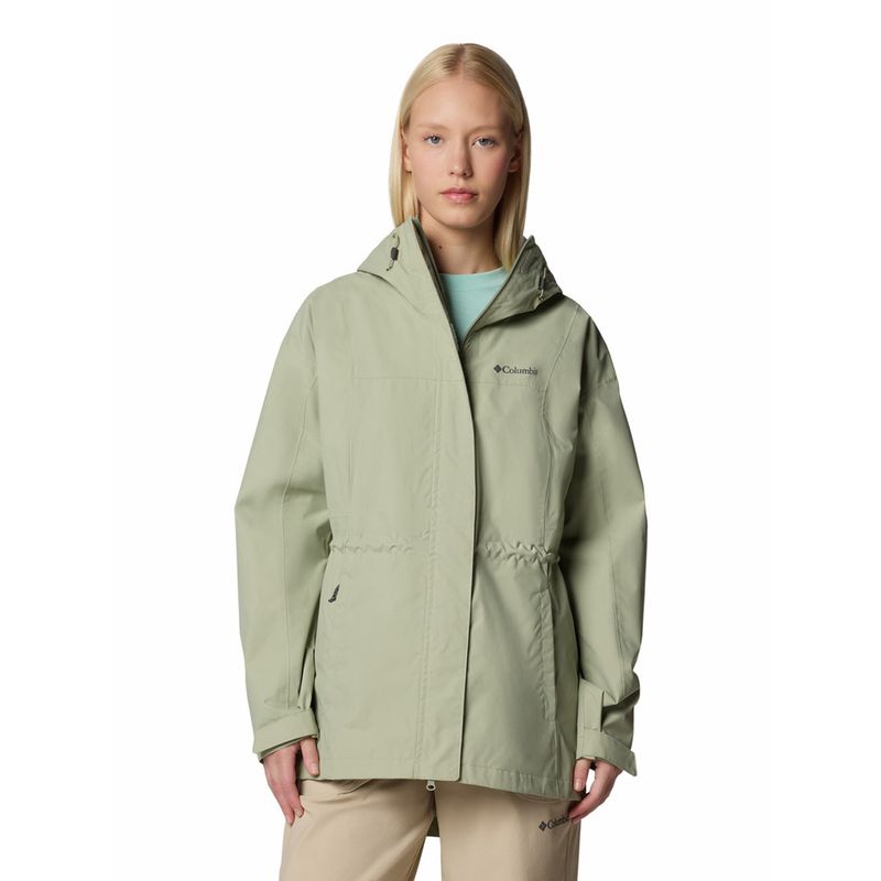 COLUMBIA - Cortaviento imperm Mujer Hikebound Ii Lg Beige COLUMBIA