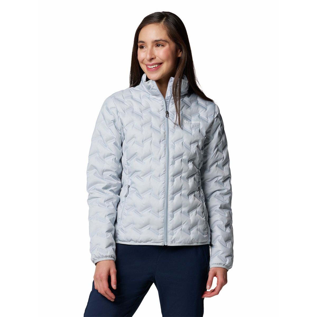 COLUMBIA - Parka Mujer Delta Ridge Ii Gris COLUMBIA