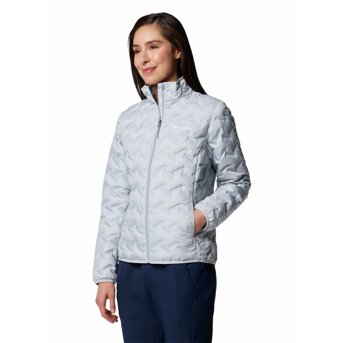 COLUMBIA - Parka Mujer Delta Ridge Ii Gris COLUMBIA