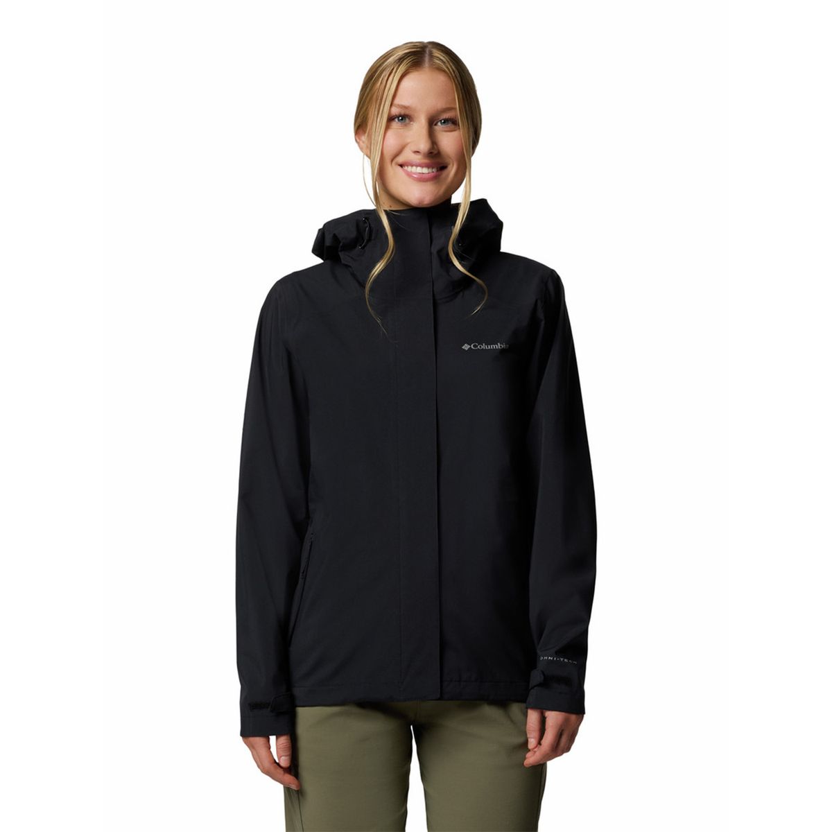 COLUMBIA - Cortaviento imperm Mujer Earth Explor Ii Negro COLUMBIA