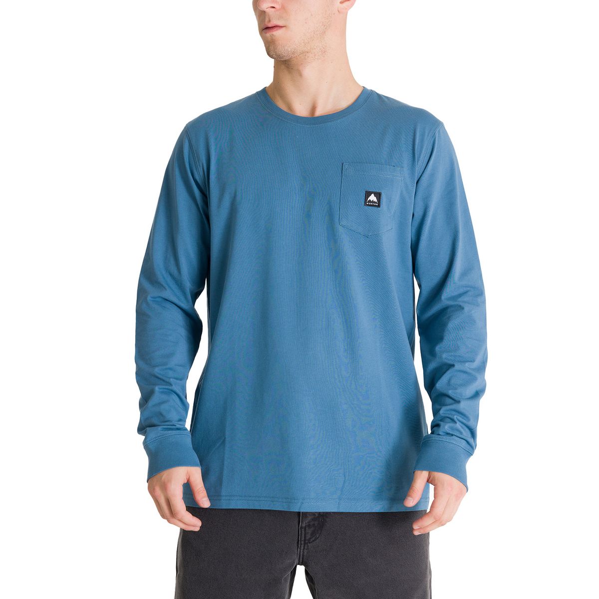 BURTON - Polera Manga Larga Hombre Colfax Azul Burton BURTON