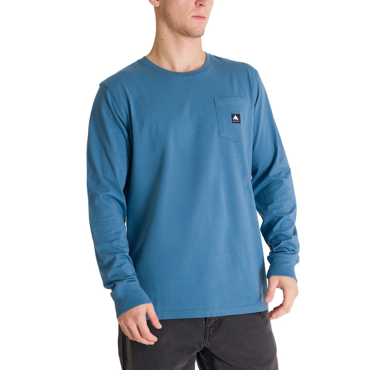 BURTON - Polera Manga Larga Hombre Colfax Azul Burton BURTON