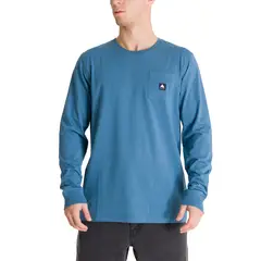 BURTON - Polera Manga Larga Hombre Colfax Azul