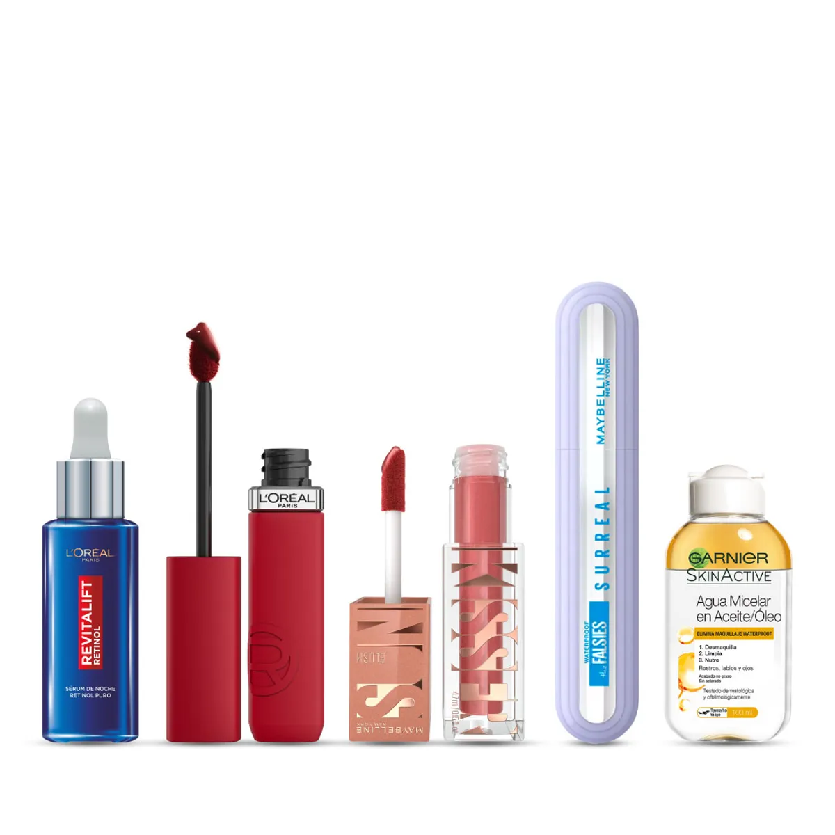 LOREAL PARIS - Viral Beauty Box LOréal Paris Sérum Retinol y Makeup Glam