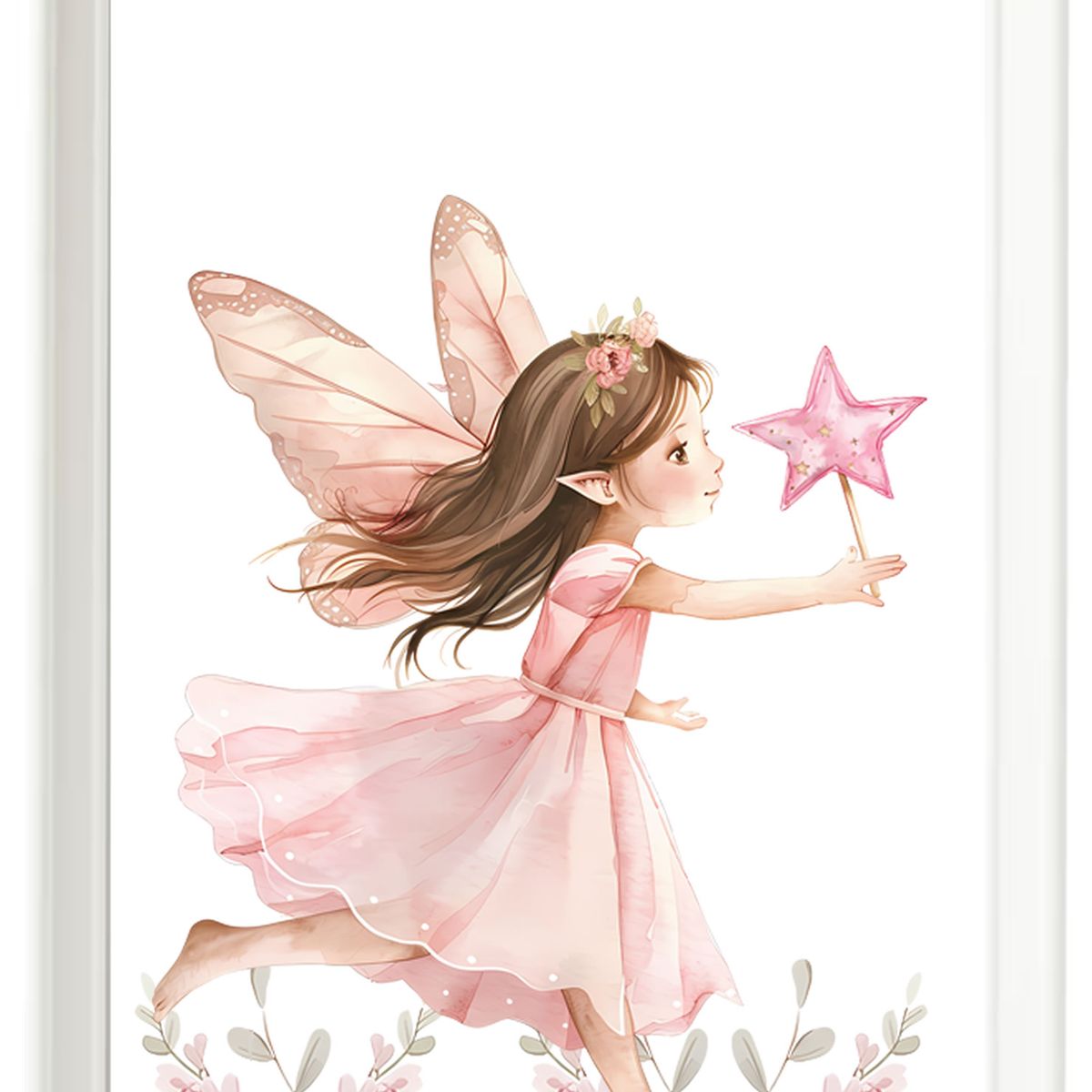 DECORACION CREATIVA - Set Cuadro Infantil niña - Hada Unicornio