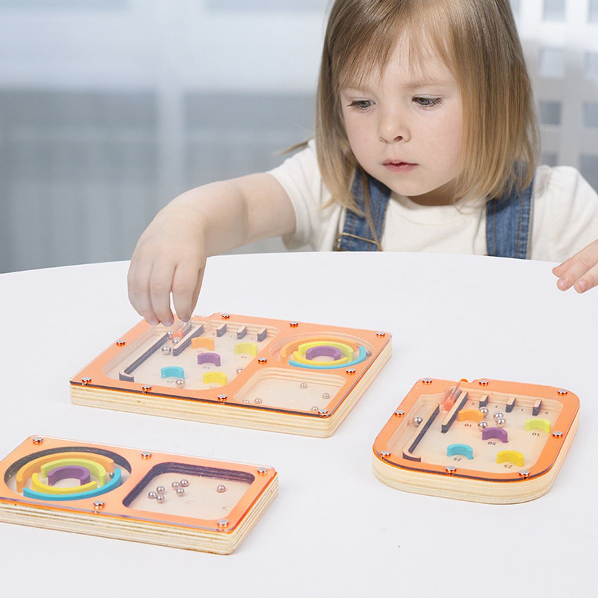 PANGUI TOYS - Mini pinball de madera 3 en 1