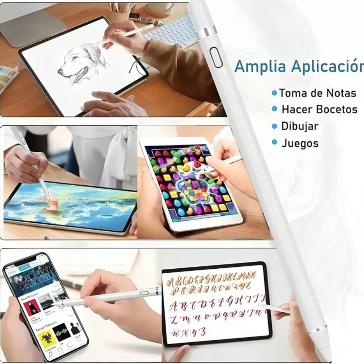GENERICO - Lápiz Pencil Touch Pen Para iPad Y Pantalla Táctil Tablet
