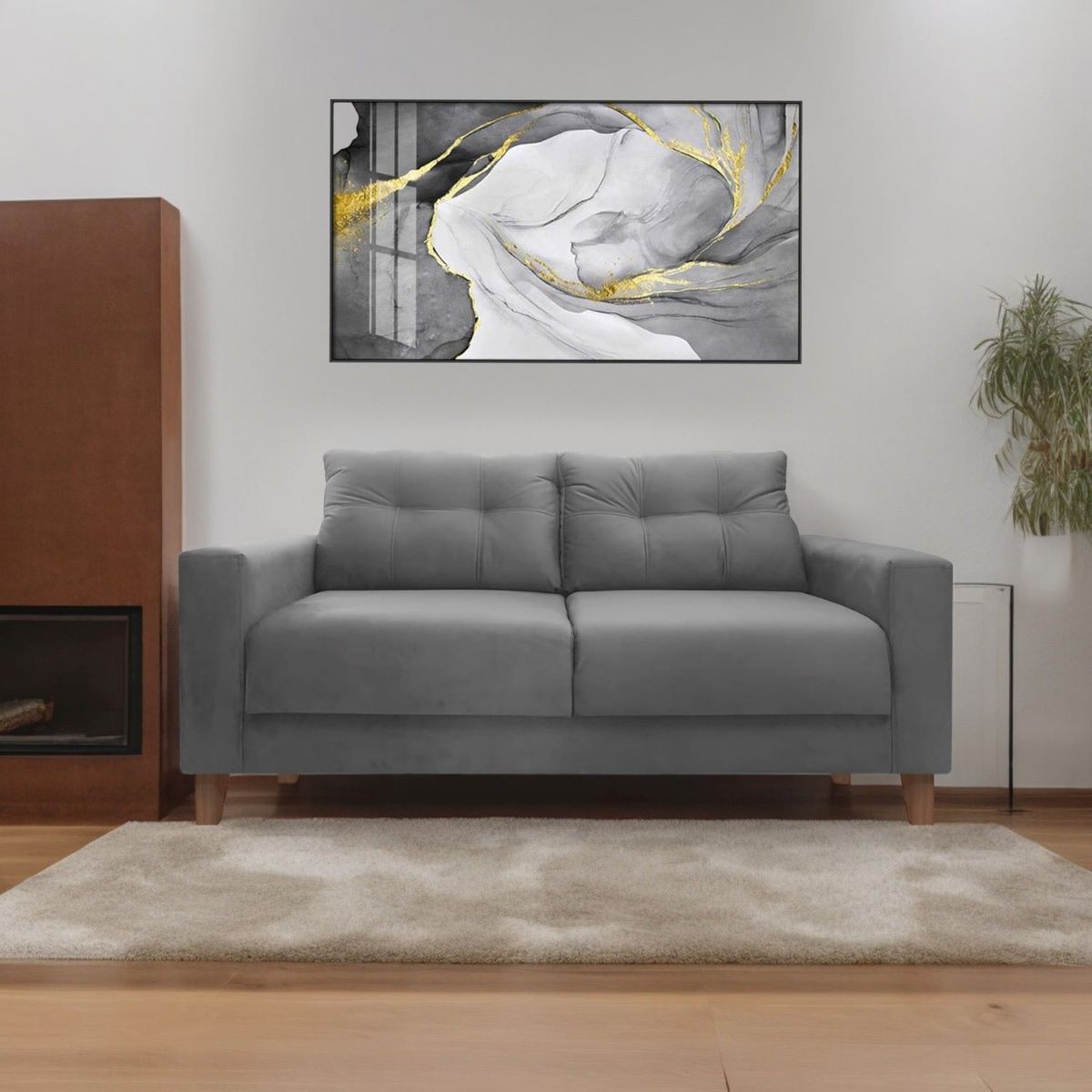 FAZCA - SOFA ATILIANO 3CPS GRIS