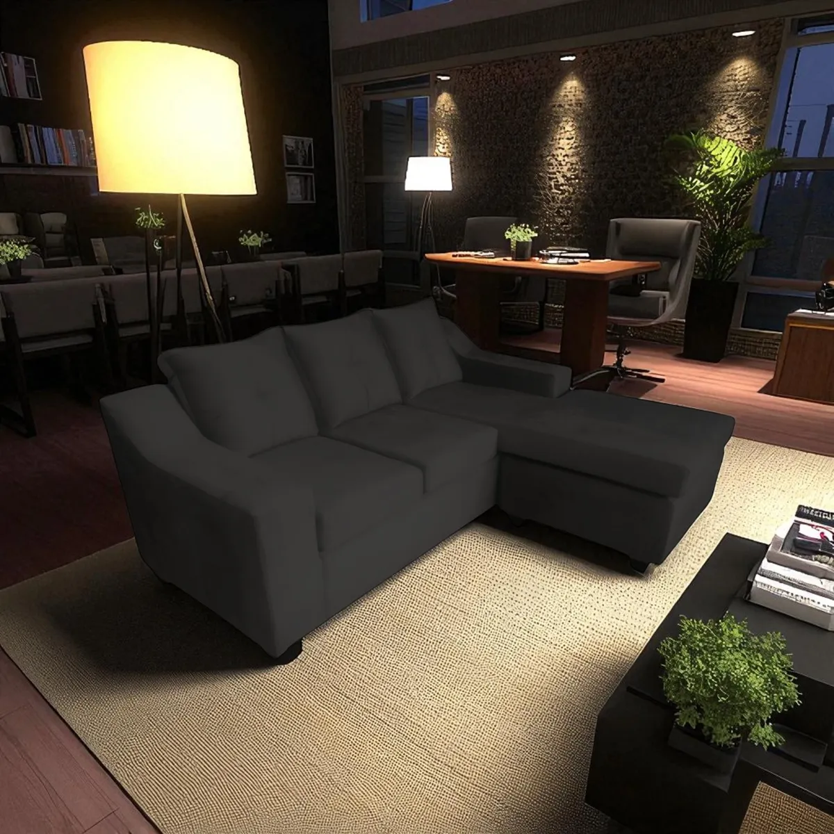 FAZCA - SOFA JOSH INTERCAMBIABLE NEGRO