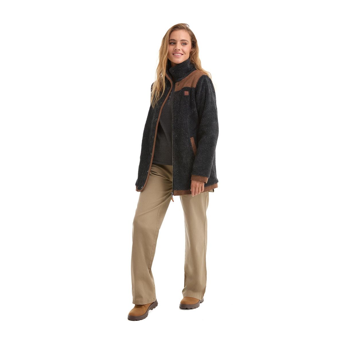 PANAMA JACK - Chaqueta Sherpa Mujer W033 Panama Jack
