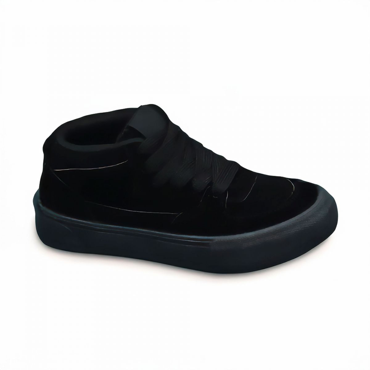 PAND G - Zapatillas Hombre Modelo Skater Caña Alta Negro 40 al 44 - 7646