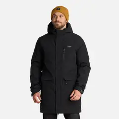 LIPPI - Chaqueta Hombre Mountains Live B-Dry Down Long Jacket Negro