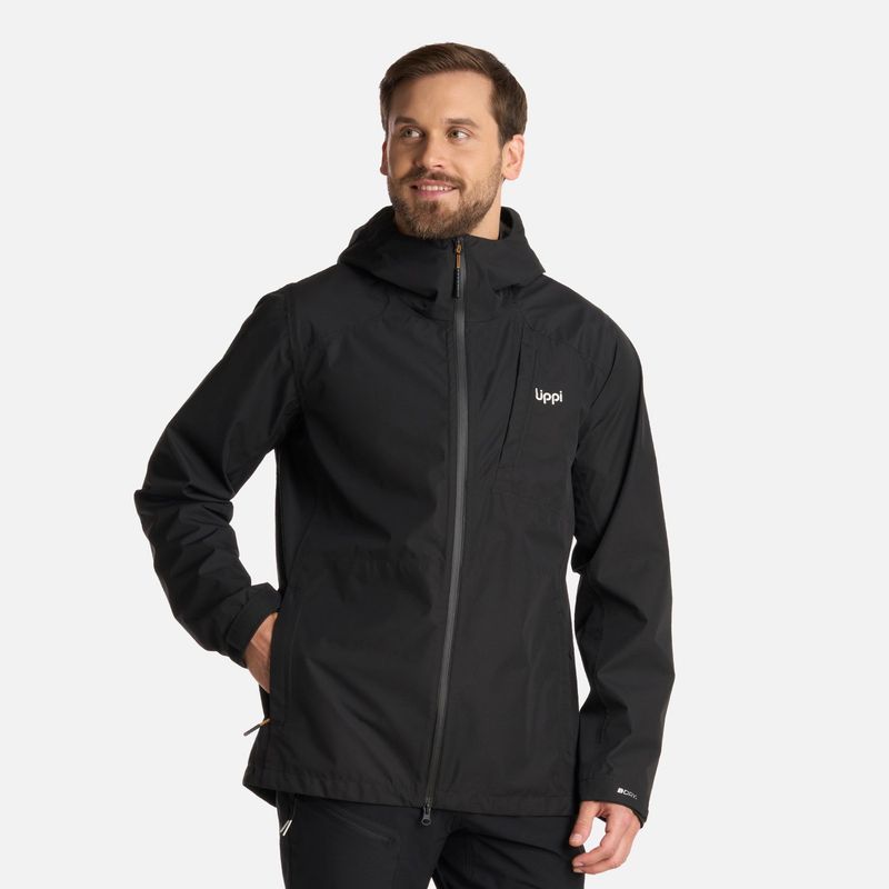 LIPPI - Chaqueta Hombre Shield B-Dry Hoody Jacket Negro Lippi