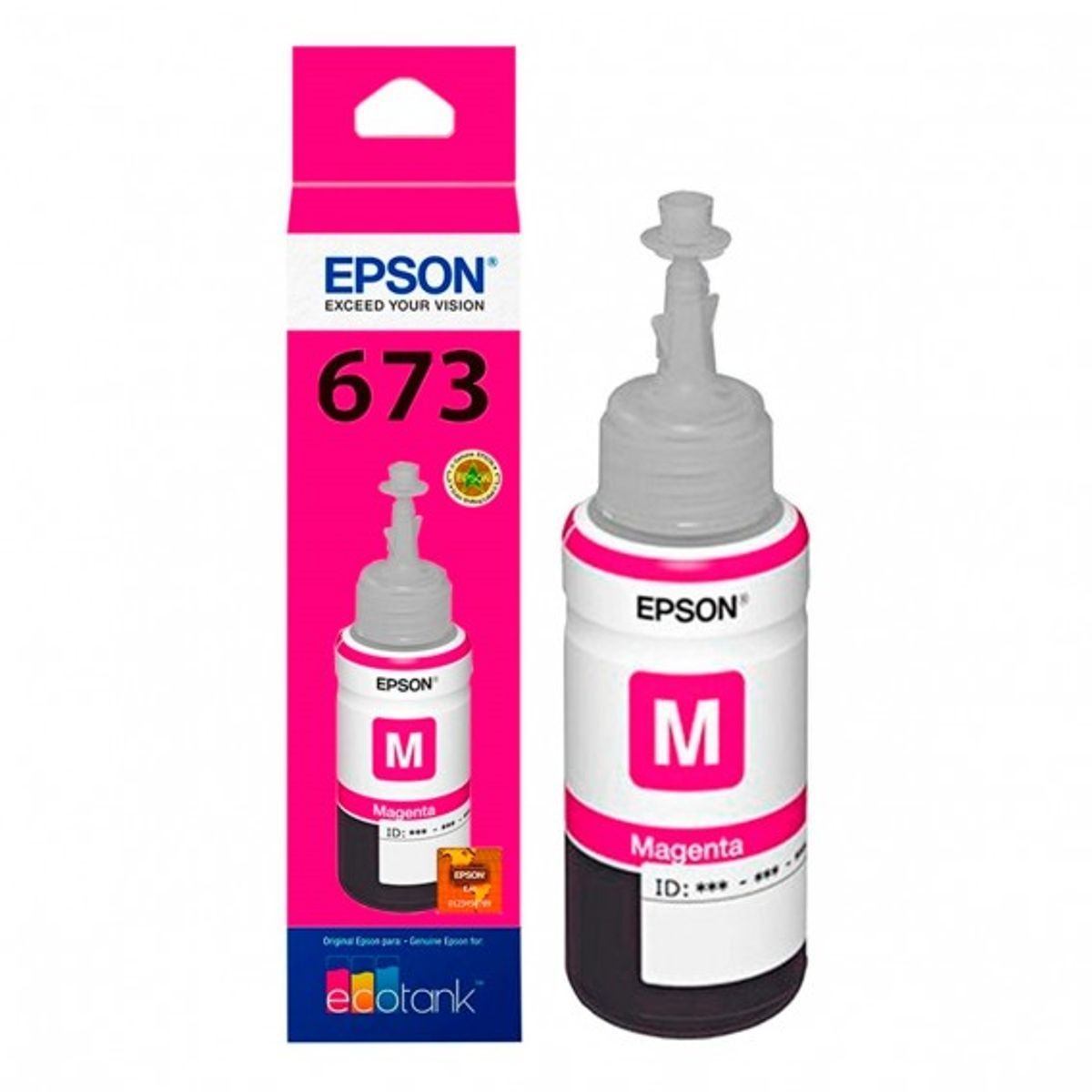 EPSON - Botella de tinta T673 Magenta 70ml