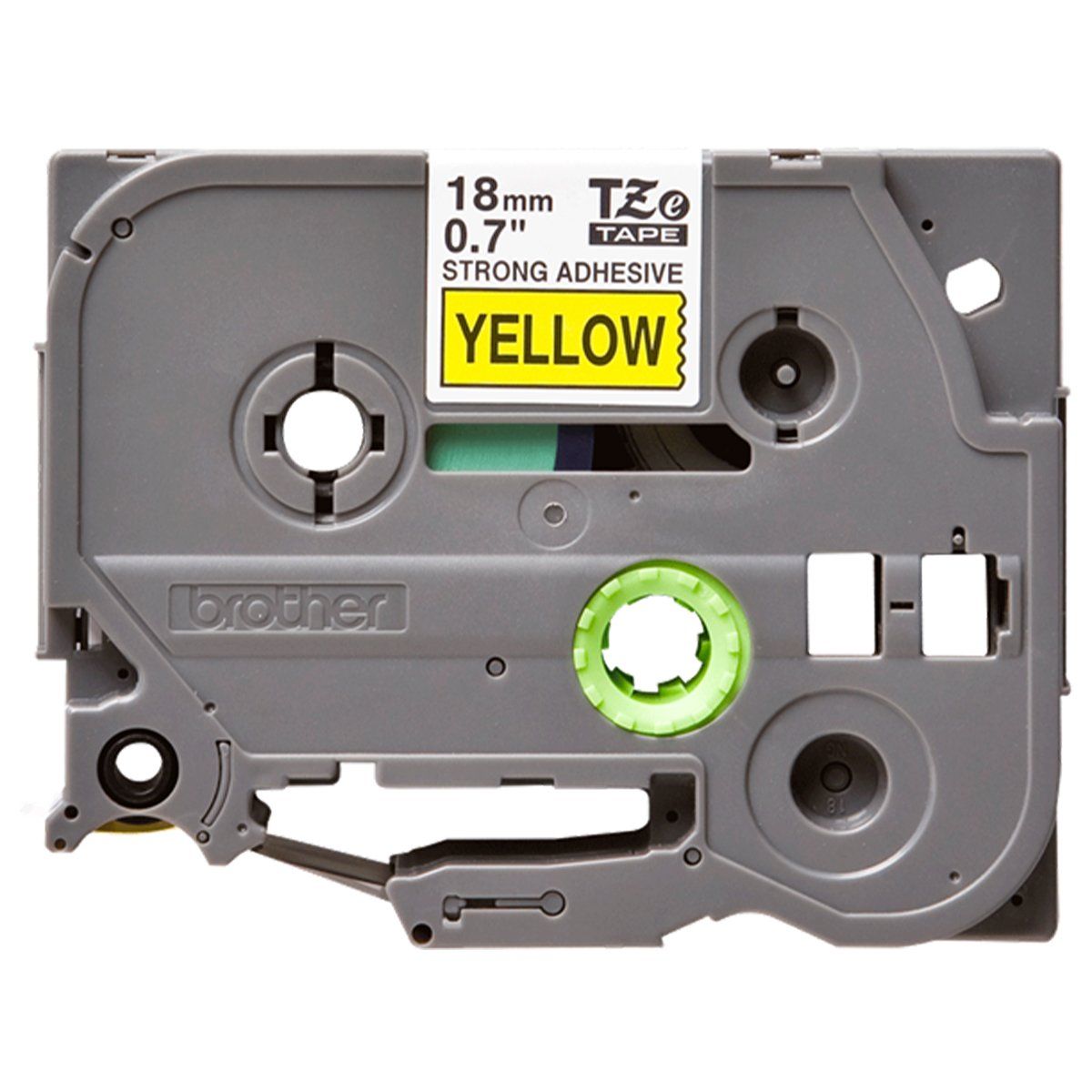 BROTHER - Cinta TZe-S641 adhesiva 18mm x 8m negro sobre amarillo