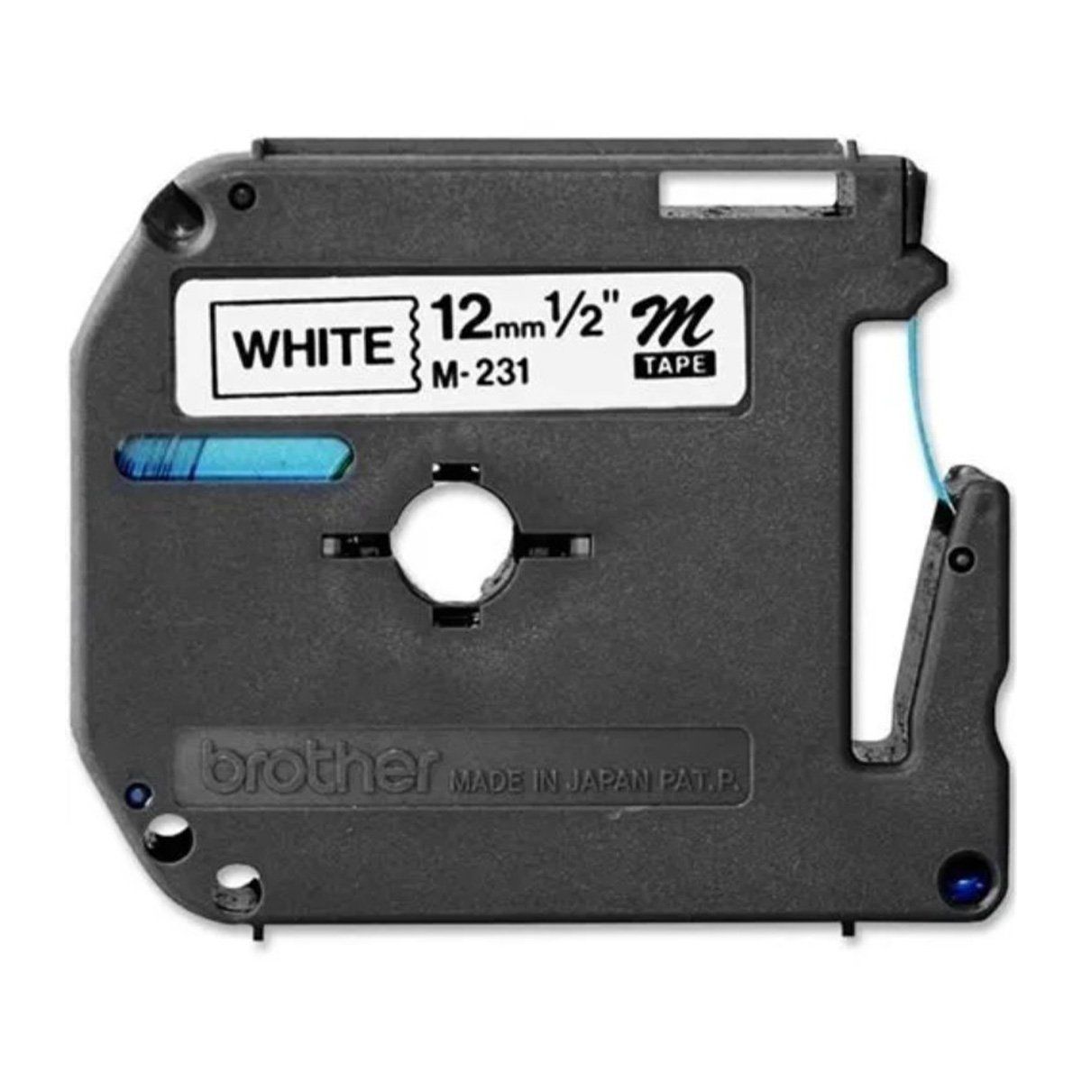 BROTHER - Cinta Etiqueta Brother M-231 Blanca texto Negro