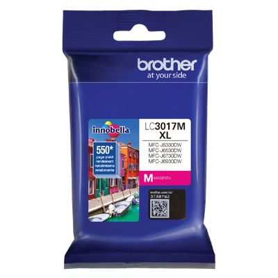 Brother Cartucho De Tinta Lc3017M Magenta Rendimiento 550