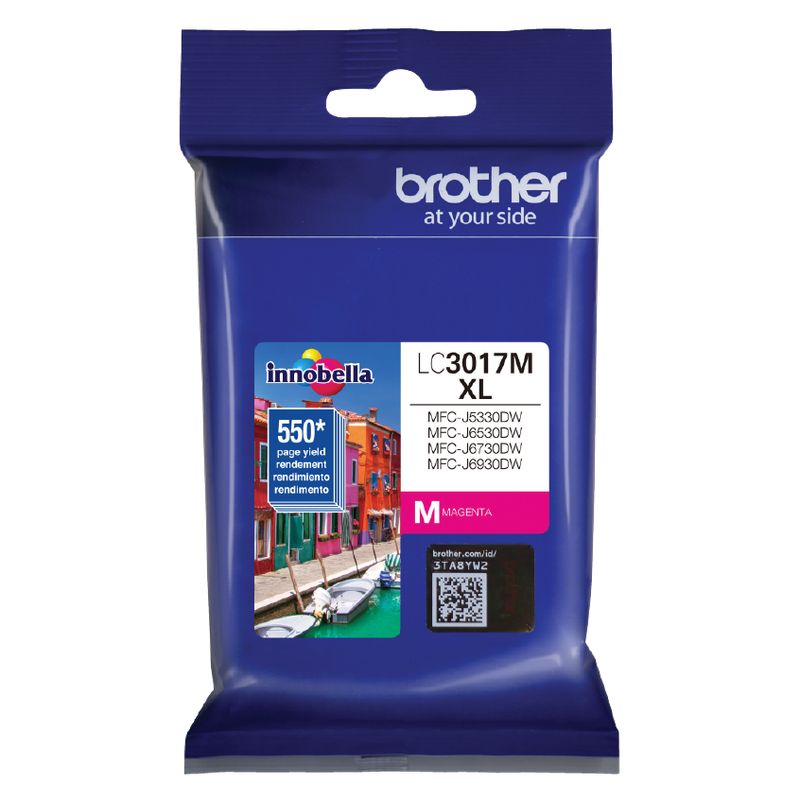BROTHER - Cartucho de tinta LC3017M Magenta rendimiento 550 páginas