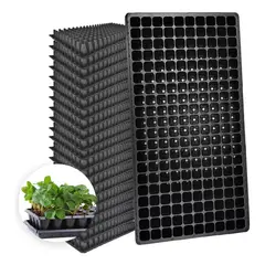 KUANGYE - Charola/bandeja De Germinación 128 Cavidades 12 Piezas