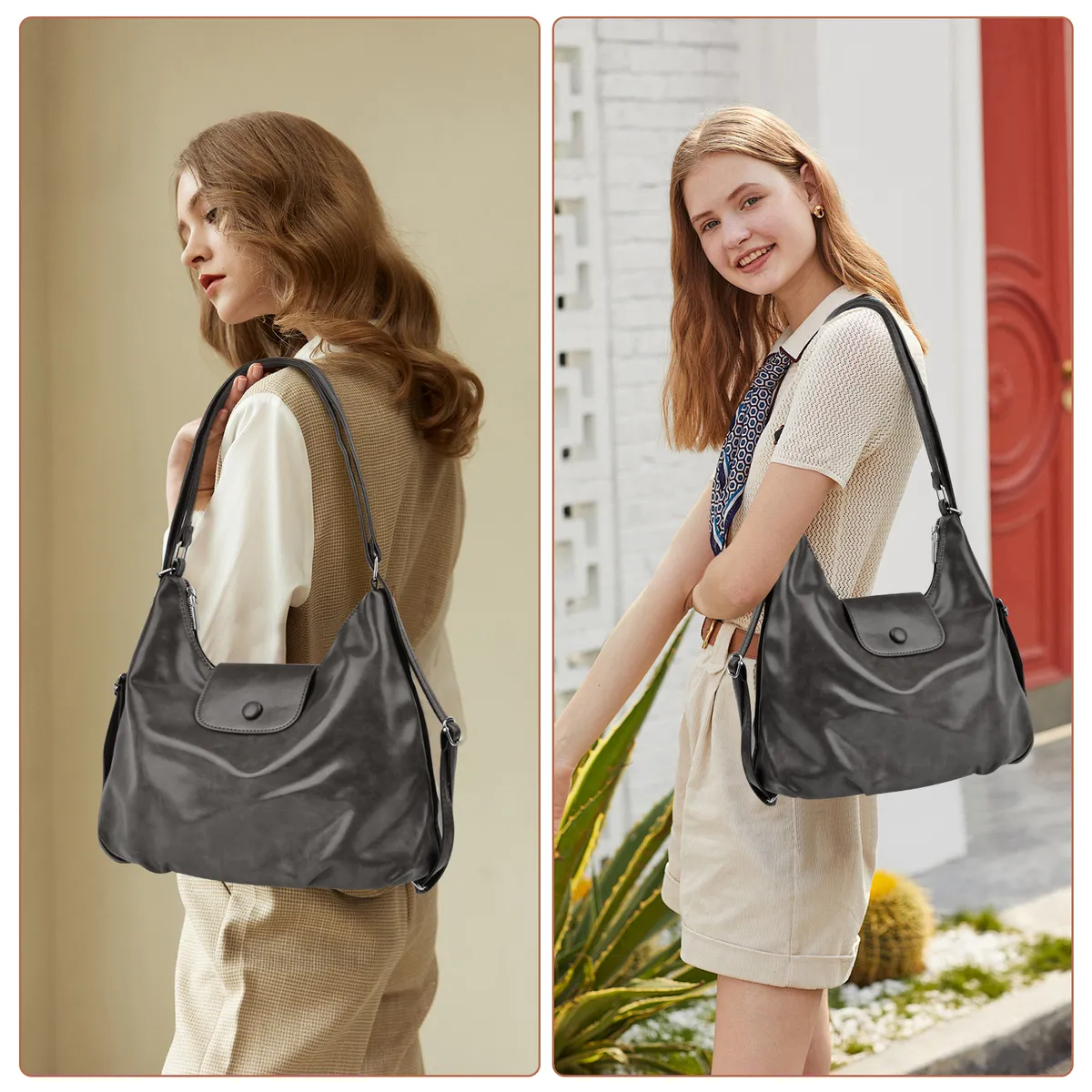 YAYKO - Bolso de hombro de mujer minimalista y de moda