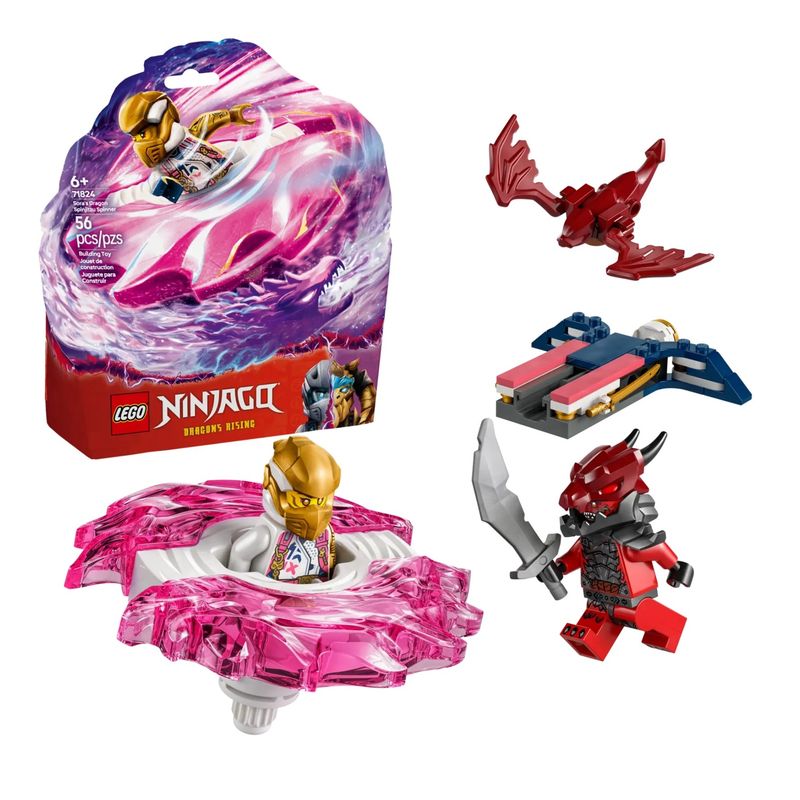 LEGO - Lego Ninjago Spinner de Spinjitzu del Dragón de Sora 71824