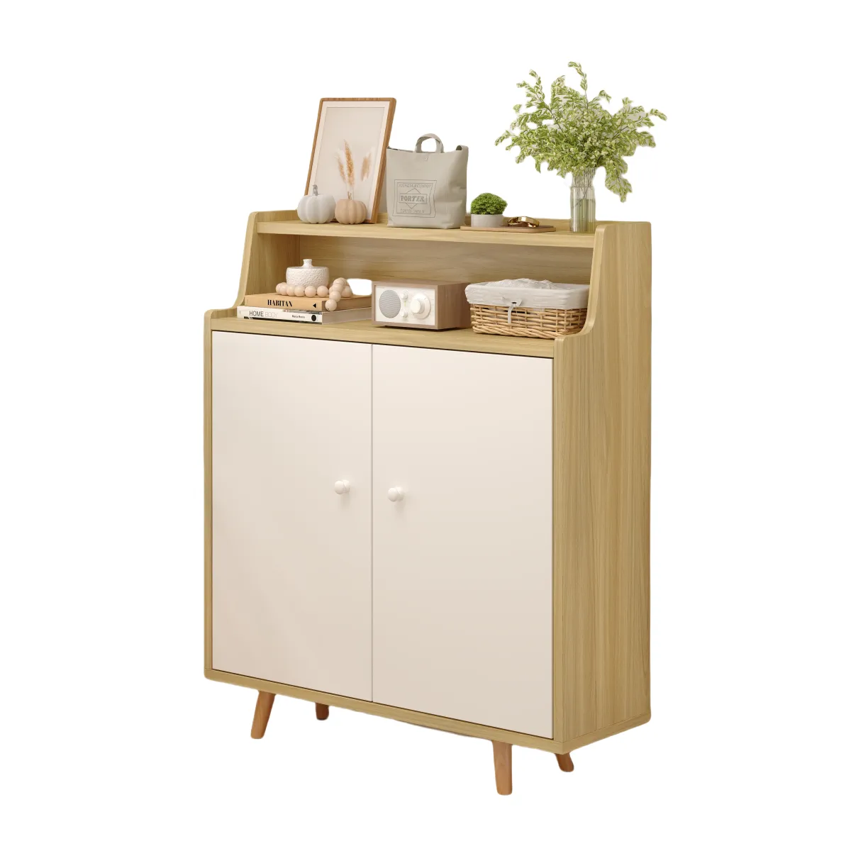 GENERICO - Zapatero Organizador Mueble 2 Puerta 2 Cajones 100x 31 X 120