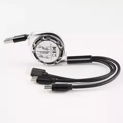 EDWINAYY - Cable 3 En 1 Usb Cargador Para Android iPhone Tipo-c 1m