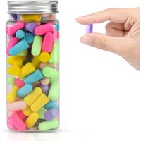 60 Pares Auditivos Oído Tapones Oidos Para Ruido Dormir