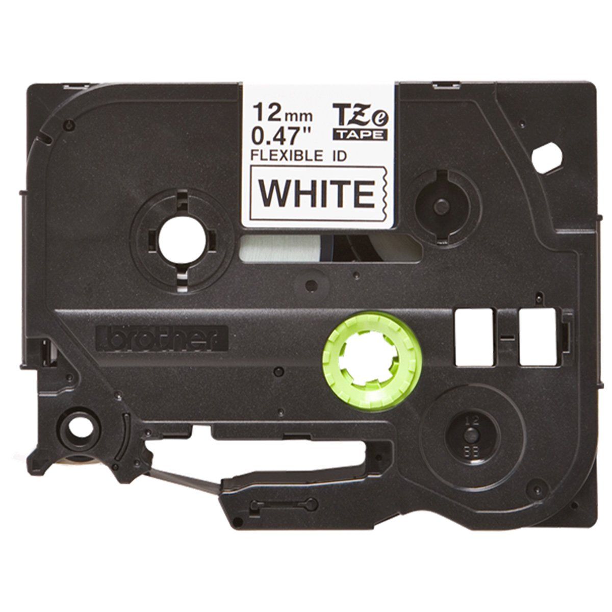 BROTHER - Cinta TZE-FX631 adhesivo 12mm x 8m Amarillo texto negro