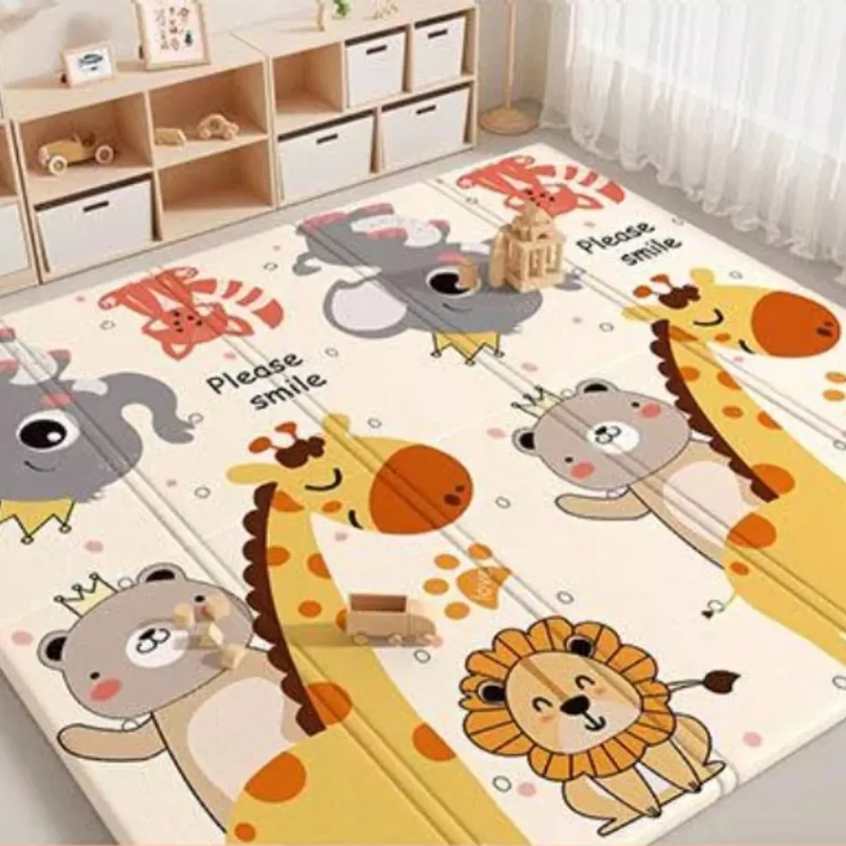 HOMER OUTDOOR - Alfombra Antigolpes Plegable Para Niñas Bebes 180cmx200cmab