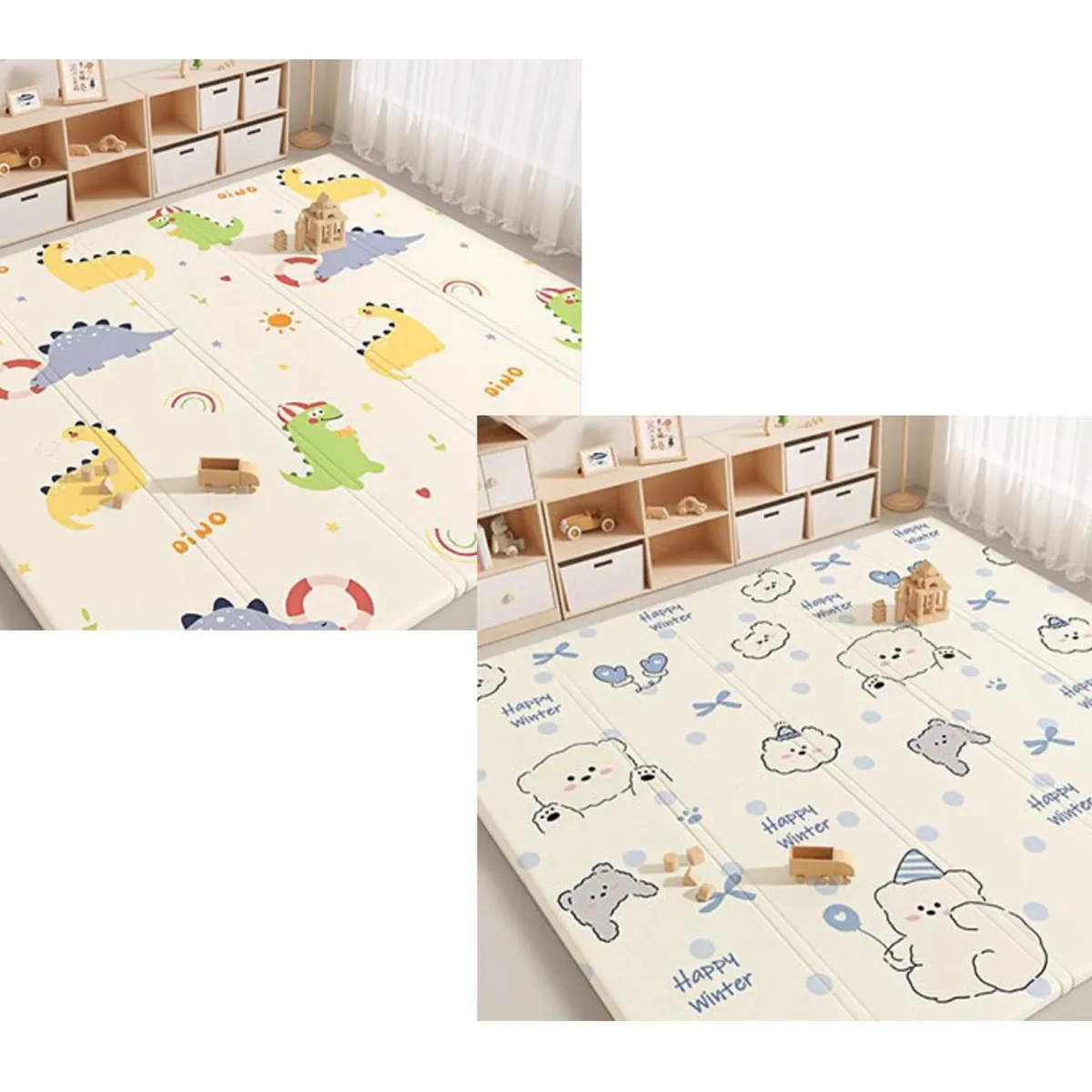 Alfombra Antigolpes Plegable Para Niñas Bebes 180cmx200cmab, marca HOMER OUTDOOR - Foto Principal