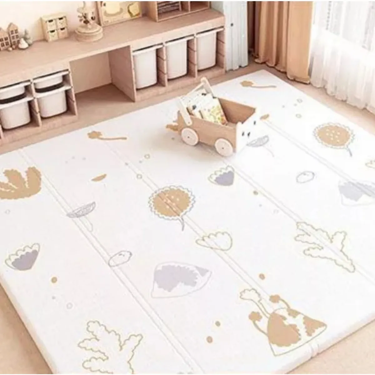 HOMER OUTDOOR - Alfombra Antigolpes Plegable Niño Bebes 180x200cm reversible