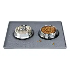 KUANGYE - Alfombra Protectora De Comedero Y Bebedero De Gato Y Perros