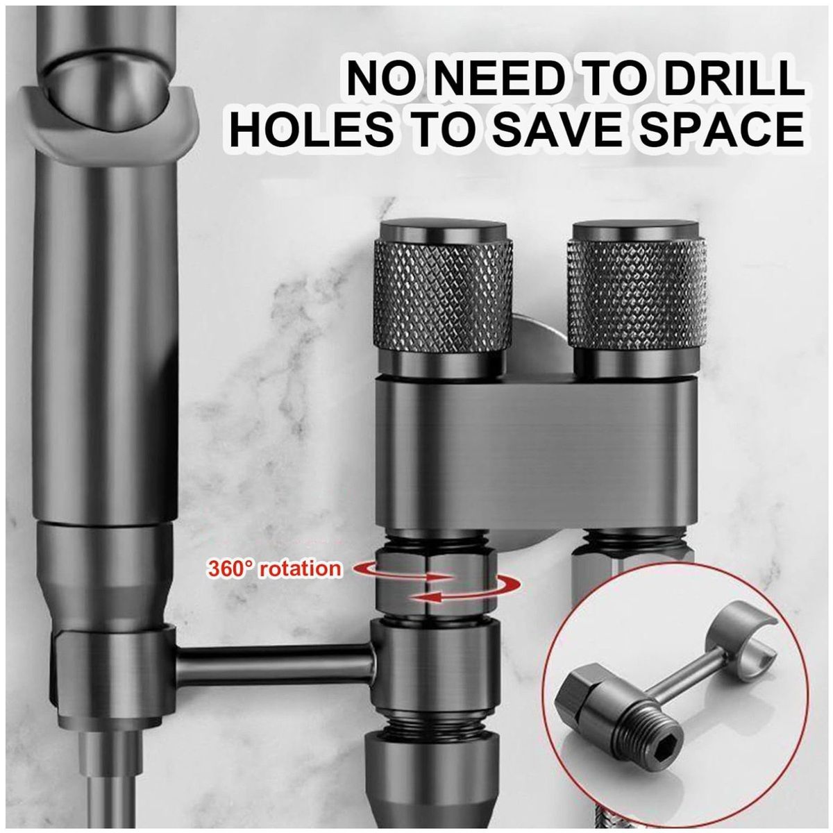 KUANGYE - Ducha Bidet Arabe Acero Inoxidable Wc Inodoro Alta Calidad