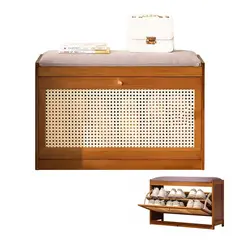 BITART - Zapatero Organizador Con Asiento Multifuncional 70x24x44cm